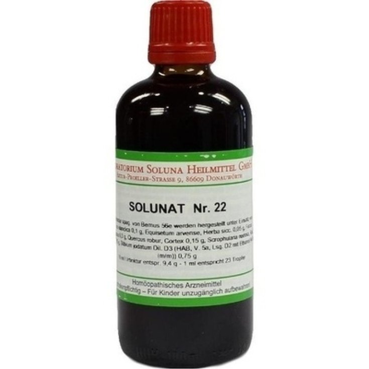 Solunat 22 Drops Homeopathic Remedy 50ml