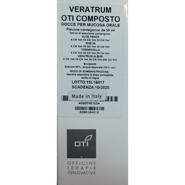 Oti Veratrum Compound Food Supplement Drops 50ml