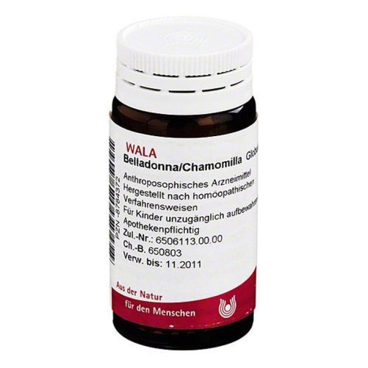 Wala Belladonna Chamomilla Homeopathic Remedy In Globules 20g