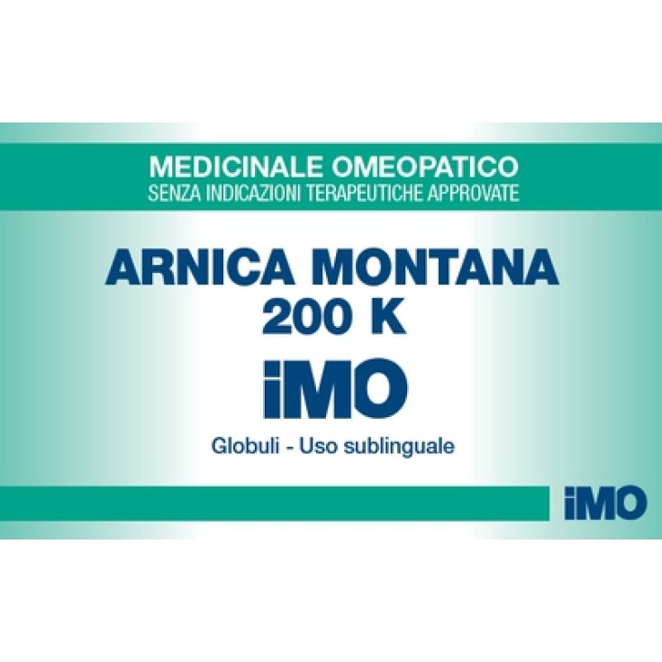Imo Arnica Montana 200k Homopathic Remedy In Globules 4 single-dose tubes of 1g