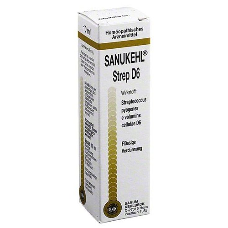 Sanukehl Strep D6 Drops Homeopathic Medicine 10ml