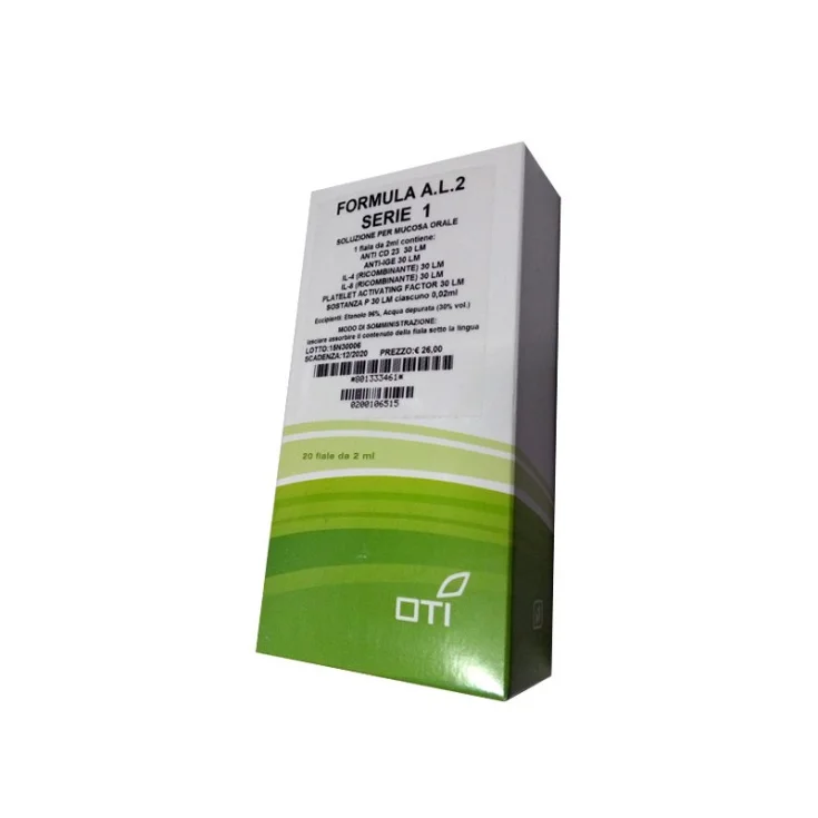 OTI Formula AL 2 Series 1 Homeopathic Remedy 20 Oral Vials