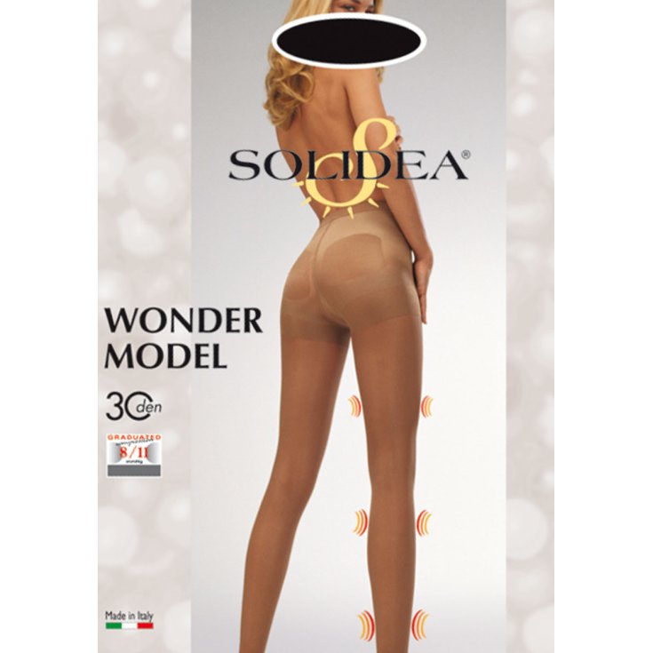 Solidea Wonder Model 30 Sand Color Tights Size 4