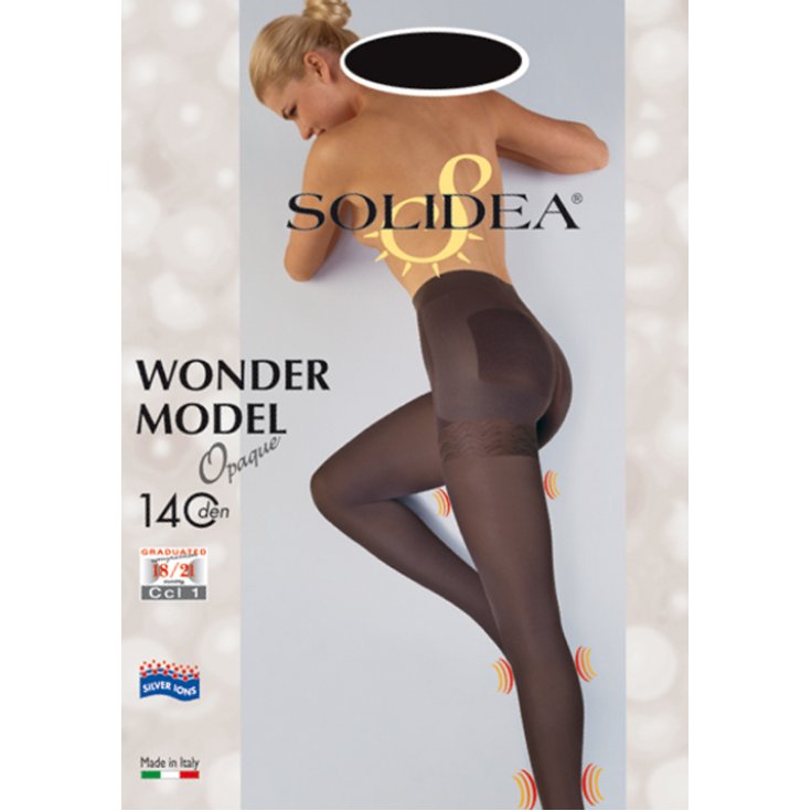 Solidea Wonder Model Collant 140 Opaque Color Smoke Size 1-S
