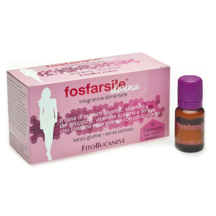 Fitobucaneve Fosfarsile Woman Food Supplement Gluten Free 10 Vials Os