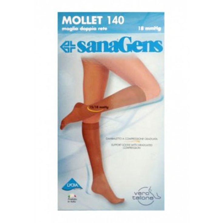 SanaGens Mollet 140DEN Knee-highs Color Black Size 2