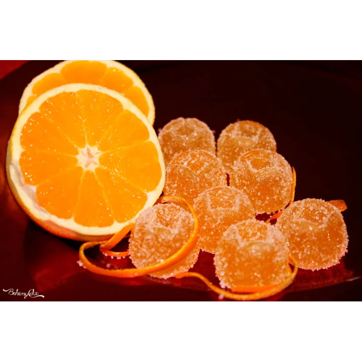Bohemycake Orange Chewy Candies 100g