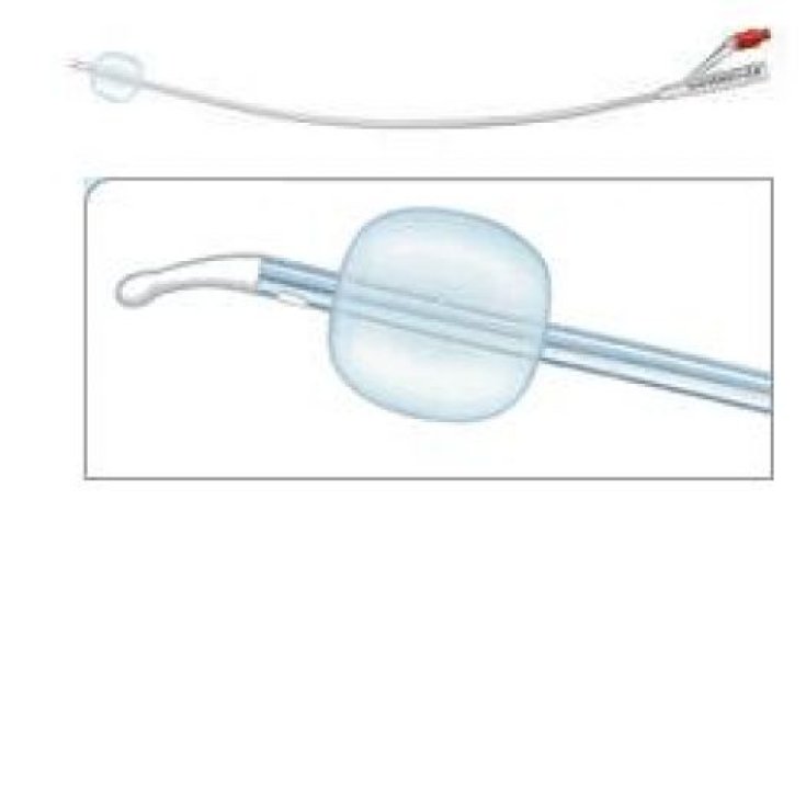 Bladder Catheter with Balloon 2 Valves CH18