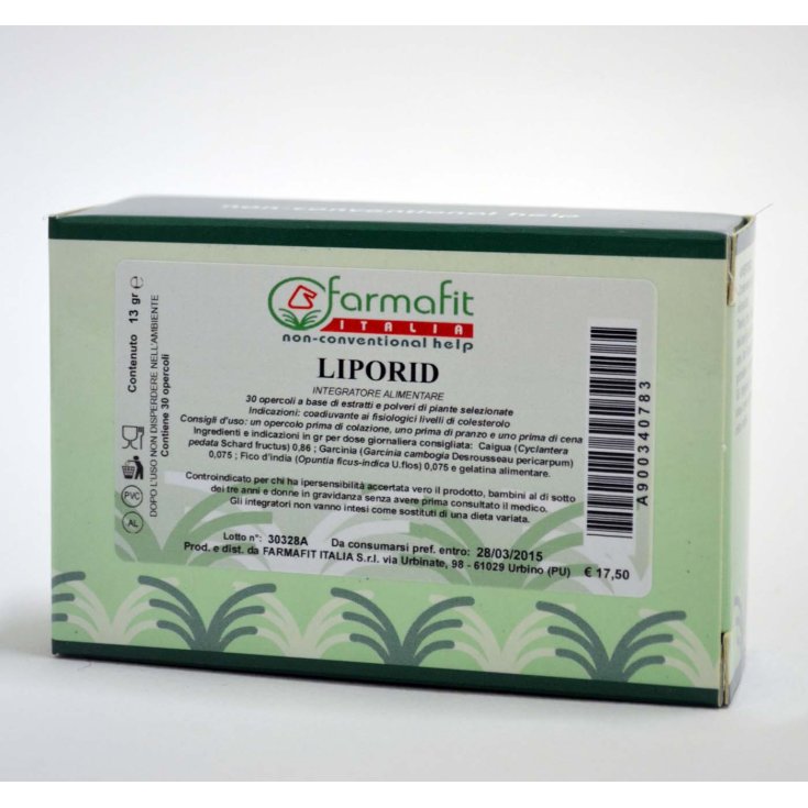 Liporid Food Supplement 30 Capsules