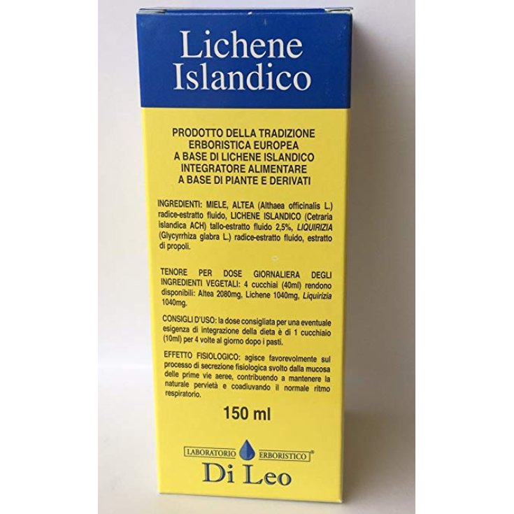 Di Leo Icelandic Lichen Food Supplement 150ml