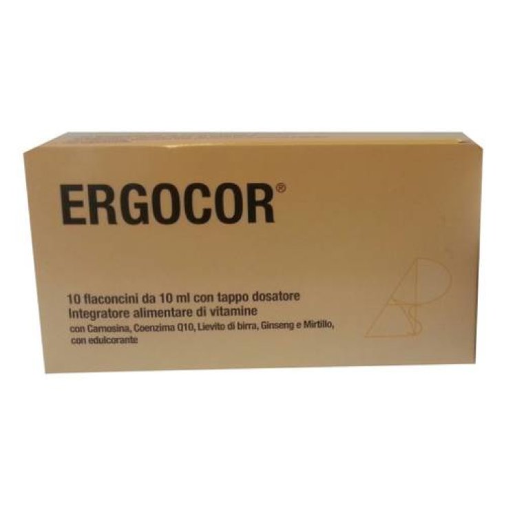 Siar Pharma Ergocor Food Supplement 10 Vials Of 121g