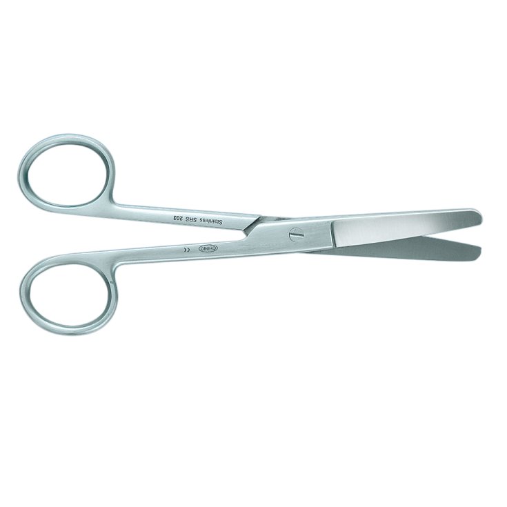 Straight Scissors Round Tip 16cm