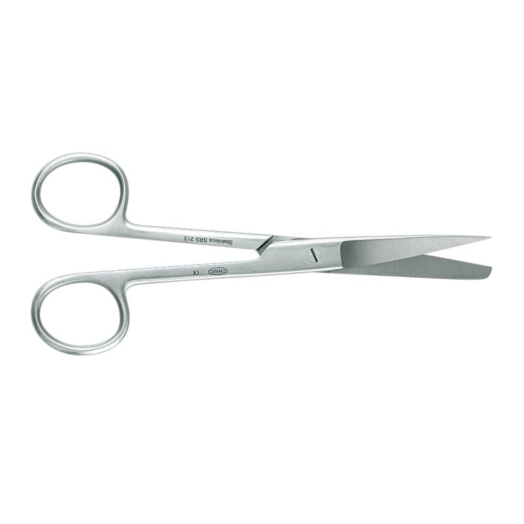 Straight Scissors Alteral Tips 14cm