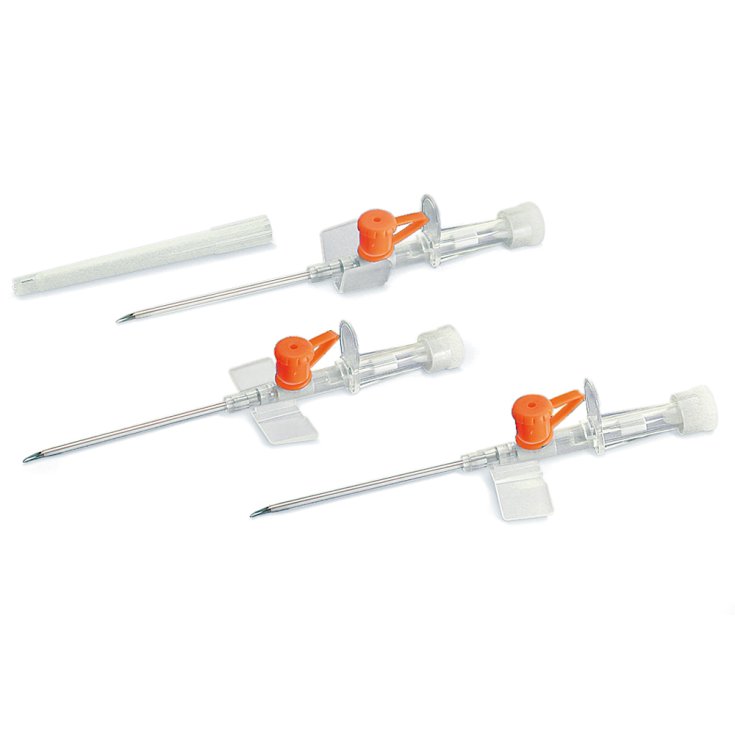 Safety Needle 2-Way Cannula Ch14