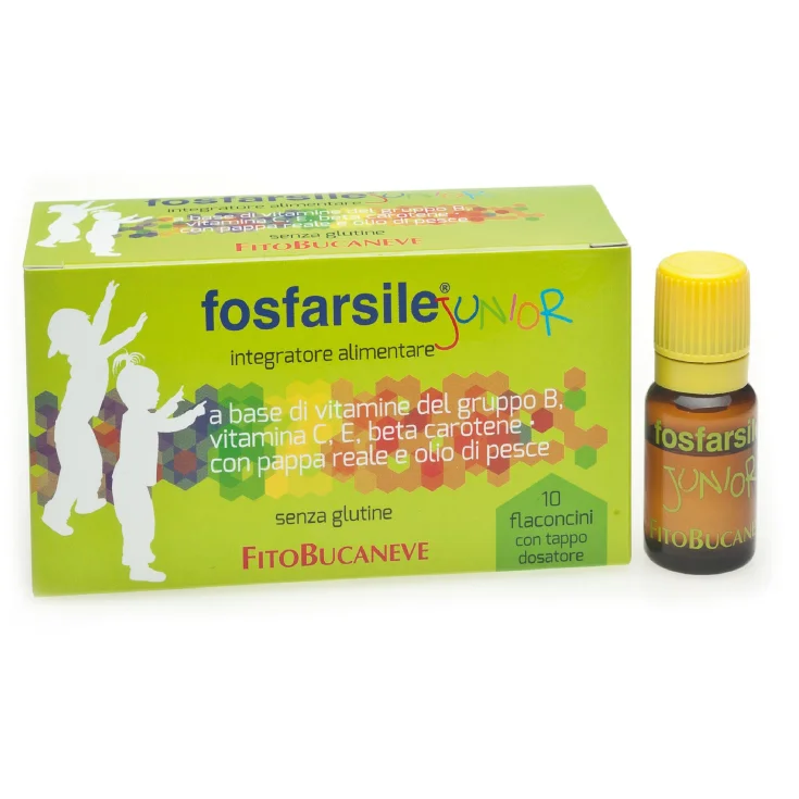 Fitobucaneve Fosfarsile Junior Food Supplement Gluten Free 10Vials