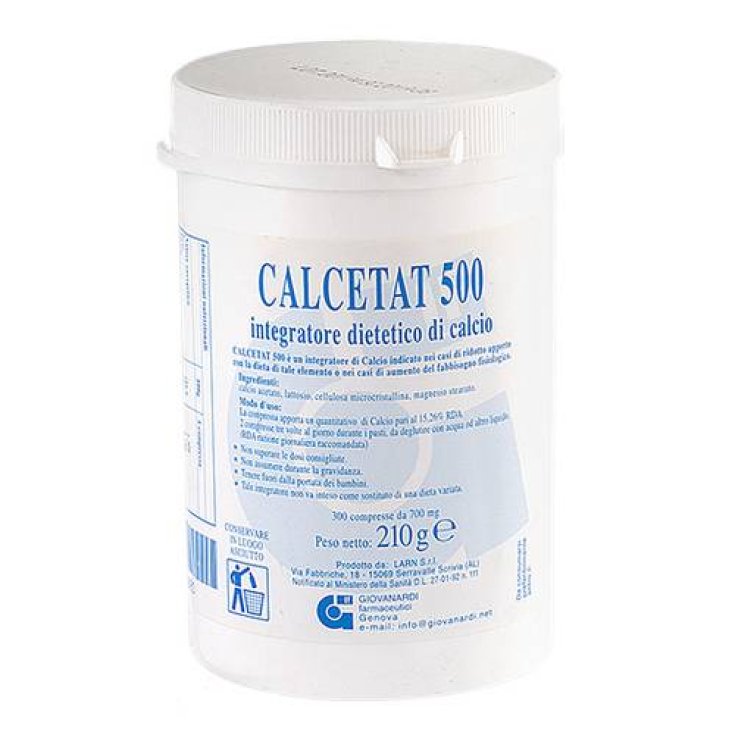 Calcetat 500 Food Supplement 300 Tablets