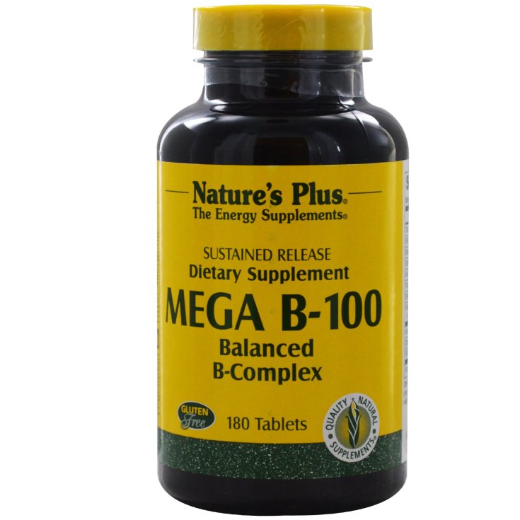 Nature's Plus Mega B100 Food Supplement 60 Tablets