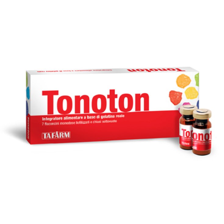 Tafarm Tonoton Food Supplement Based On Royal Jelly 7 Single-dose Vials