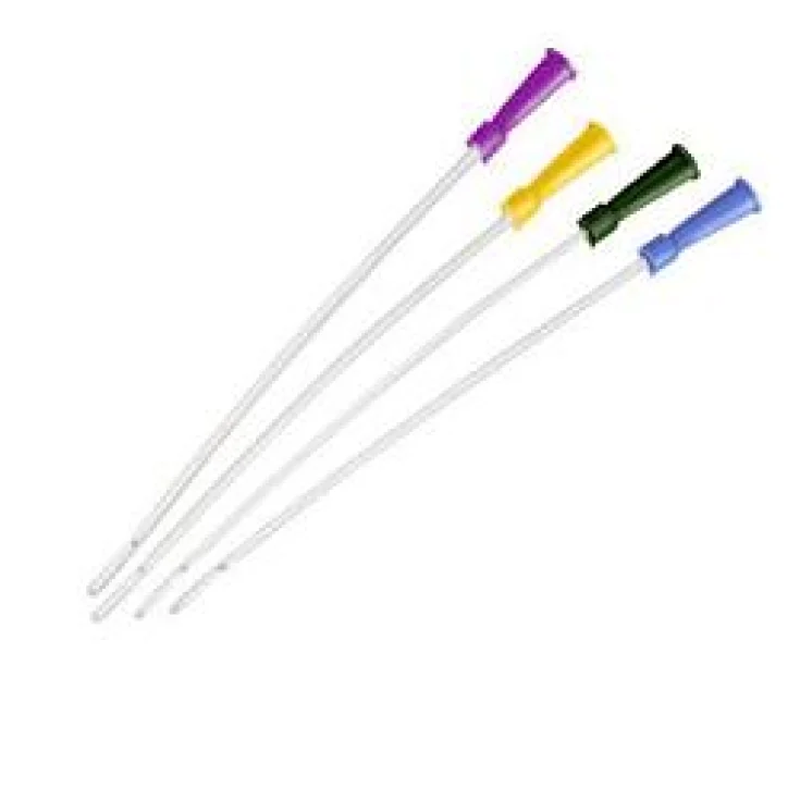 Safety Catheter Nelaton Female Straight Tip Ch14 30 Pieces