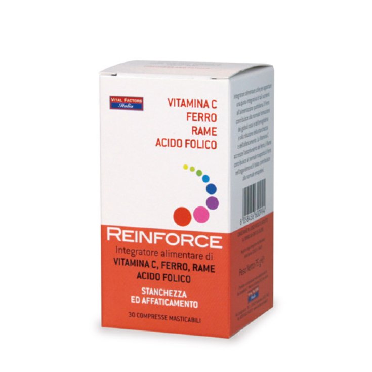 Reinforce Fe + vit C + ra + ac Folic 30 Chewable Tablets