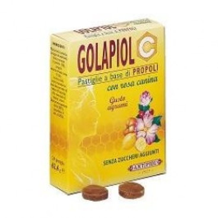 Antipiol Golapiol C Tablets With Vitamin C Sugar Free Citrus Flavor 24 Tablets