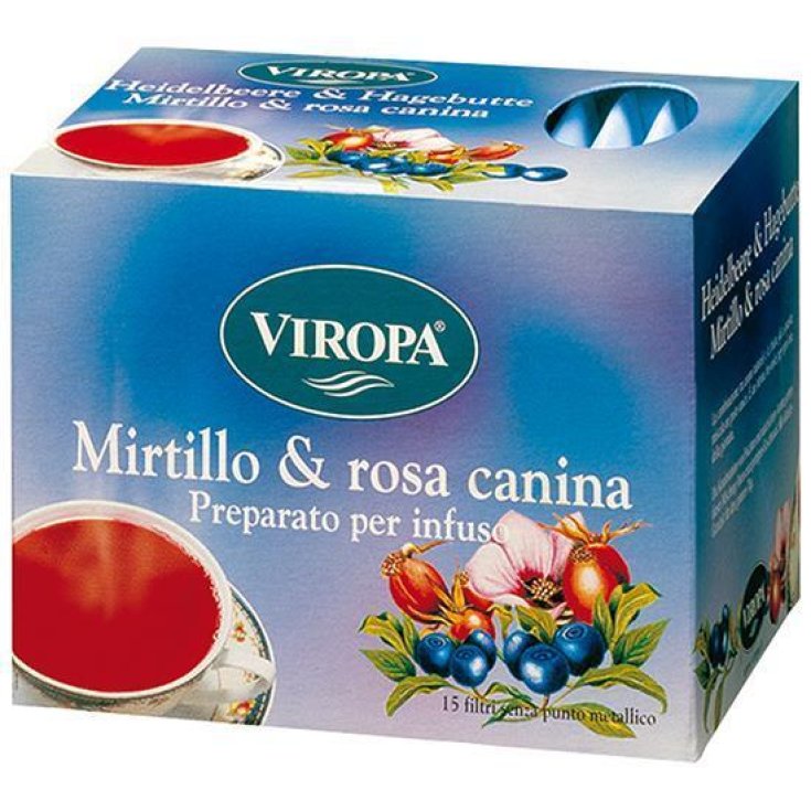 Viropa Blueberry / Rosehip Infusion 15 Sachets