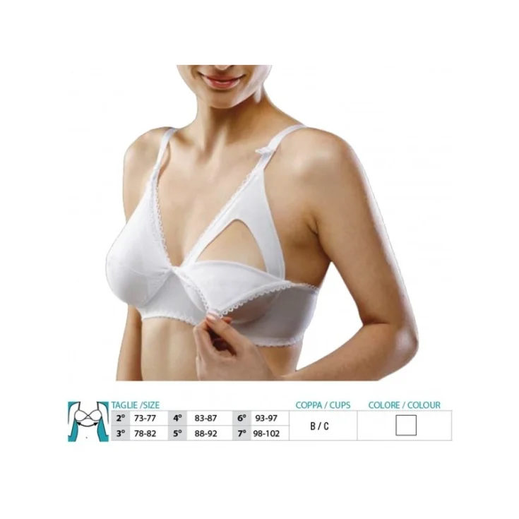 Safte Jolie Maman 2229 Nursing Bra White Color Size 4