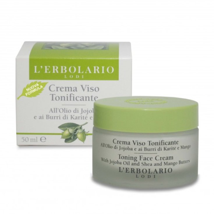 L'Erbolario Toning Face Cream with Jojoba Oil and Shea and Mango Butter 50ml