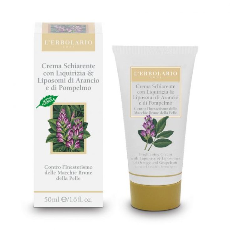 L'Erbolario Licorice Lightening Cream Against Brown Spots of the Skin 50ml