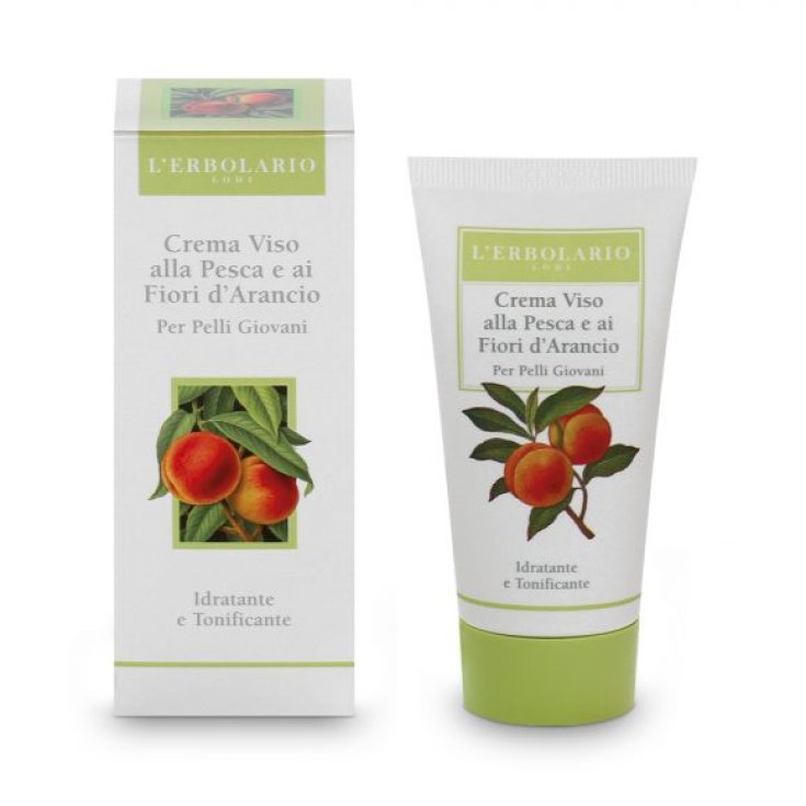 L'Erbolario Peach and Orange Blossom Face Cream For Young Skin 50ml