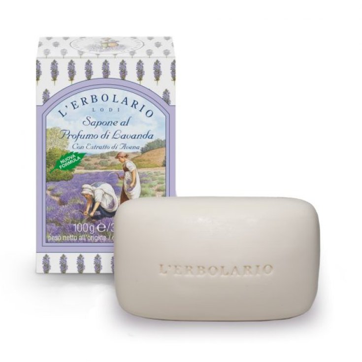 L'Erbolario Lavanda Lavender Scented Soap 100g