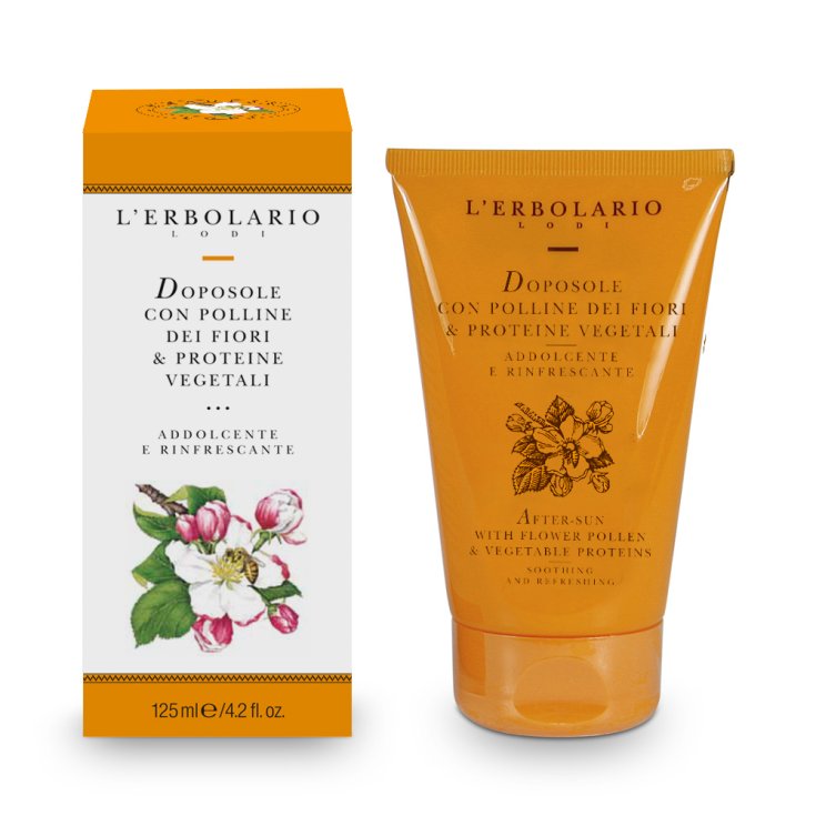 L'Erbolario After Sun with Flower Pollen and Vegetable Proteins Soothing and Refreshing 125ml