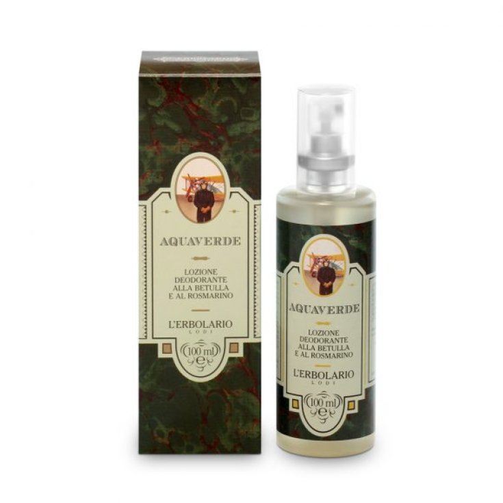 L'Erbolario Aquaverde Deodorant Lotion with Birch and Rosemary 100ml