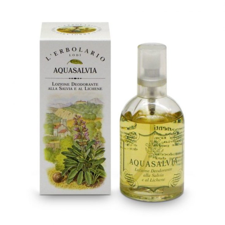 L'Erbolario Aquasalvia Deodorant Lotion with Sage and Lichen 100ml