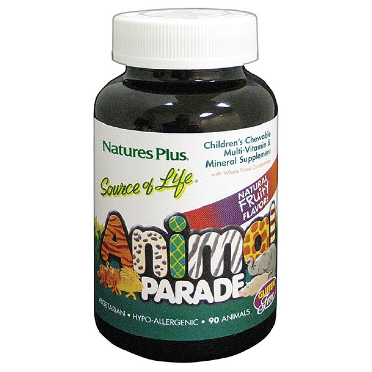 Natures Plus Animal Parade Assorted Food Supplement 90 Tablets