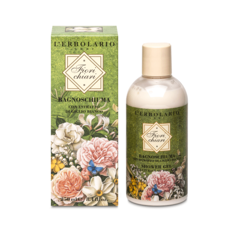 L'Erbolario Fiori Chiari Bubble Bath With White Lily Extract 250ml