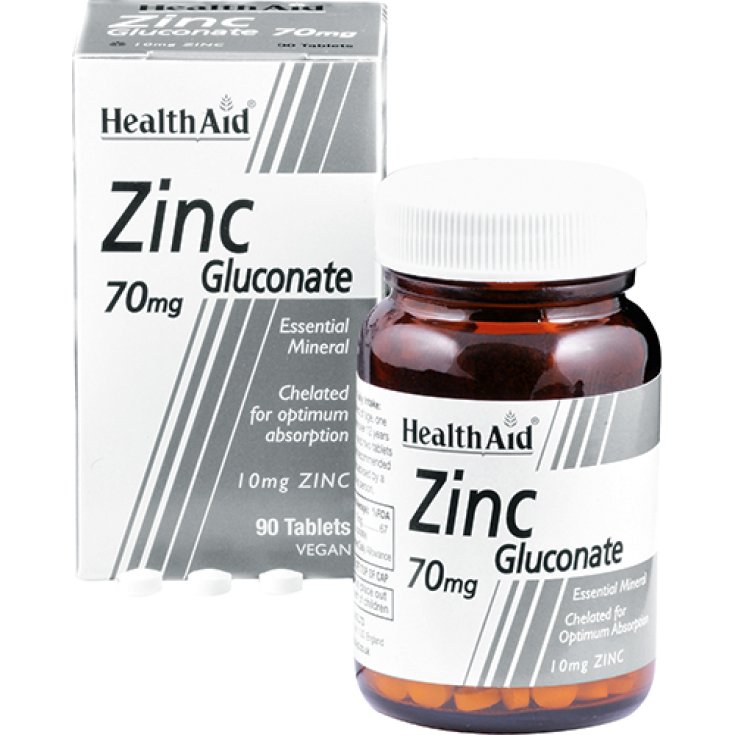 Health Aid Gluconate De Zinc 90 Comp