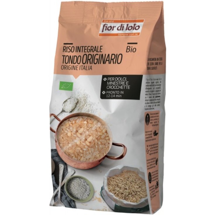 Fior Di Loto Organic Round Brown Rice 1000g