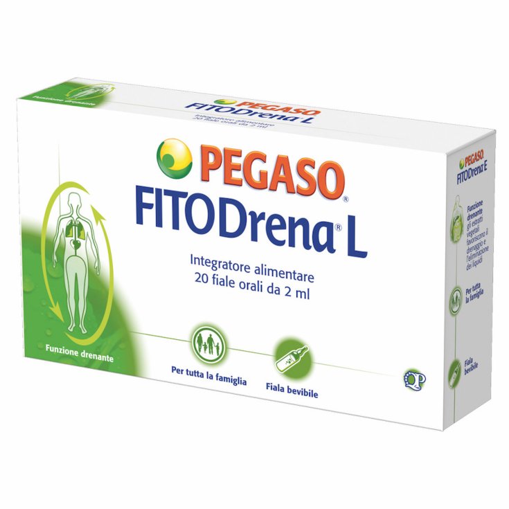 Pegaso® FITODrena® L Food Supplement 10 Oral Vials 2ml