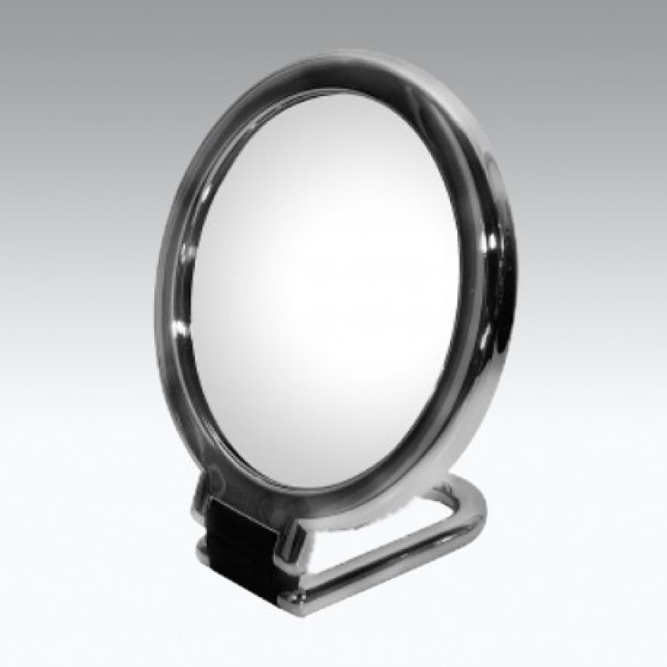 Koh-I-Noor Double Sided Chrome Mirror With Magnification And Folding Handle COD 387KN-6