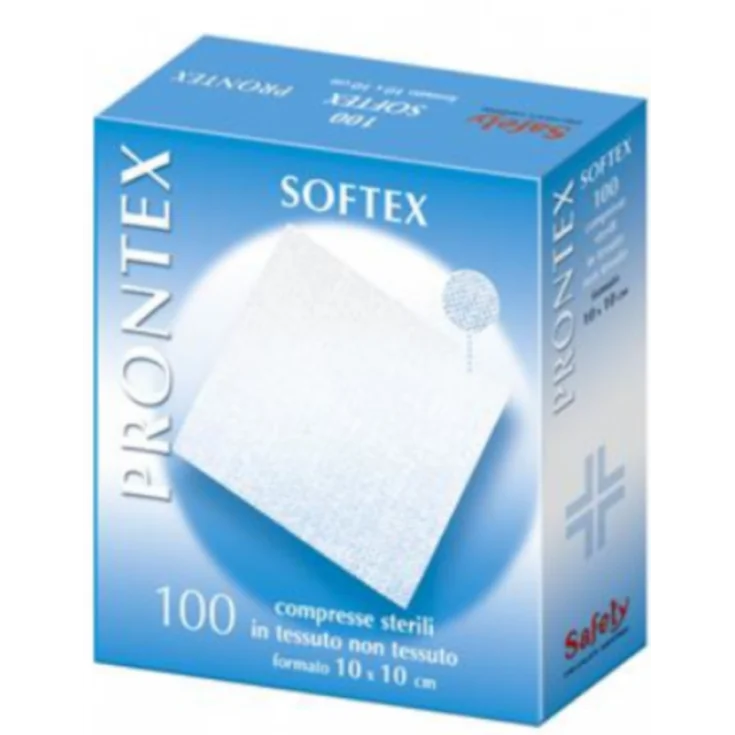 Safety Prontex Soft Non Woven Fabric 10x10cm 100Garze