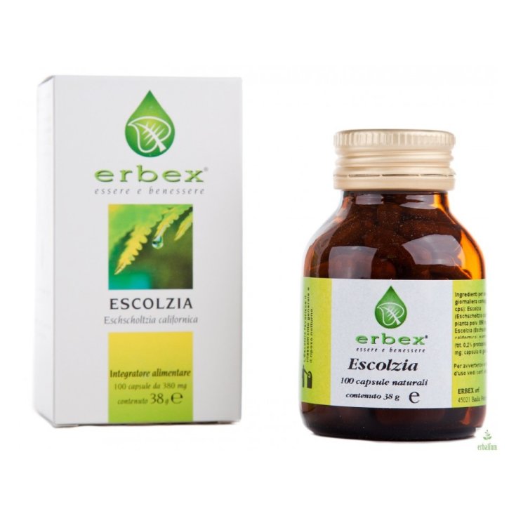 Erbex Escolzia Food Supplement 100 Tablets 380mg