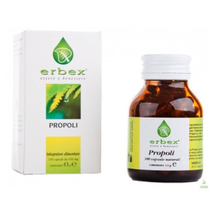 Erbex Propolis Food Supplement 100 Tablets 430mg