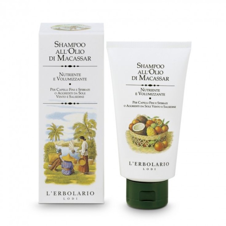 L'Erbolario Nourishing and Volumizing Macassar Oil Shampoo 150ml