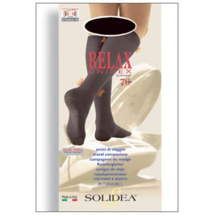 Solidea Relax Unisex 70 Knee-highs Color Graphite Size 2
