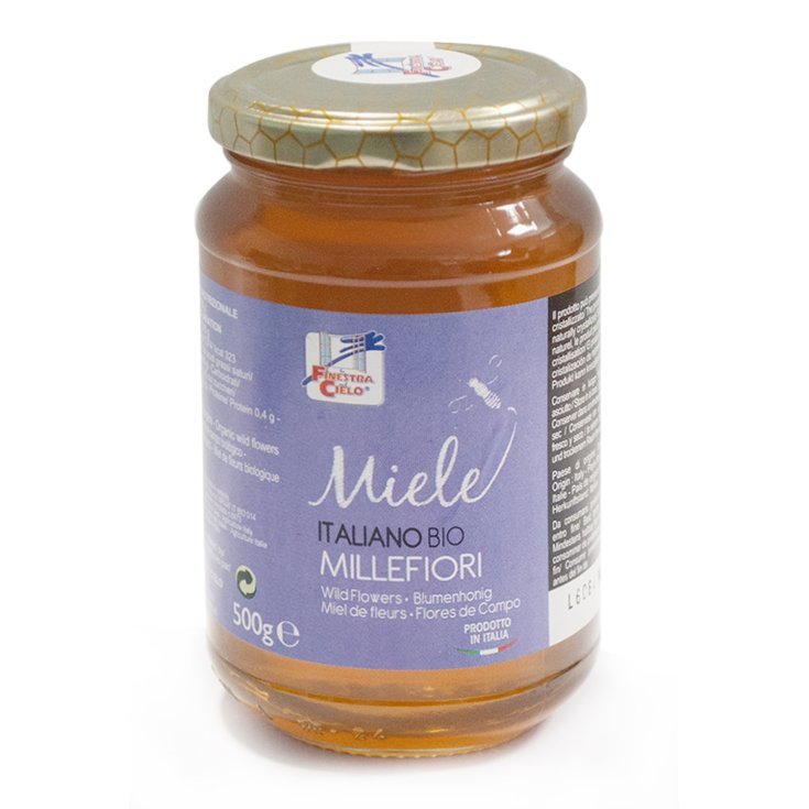 La Finestra Sul Cielo Organic Italian Millefiori Honey 500g