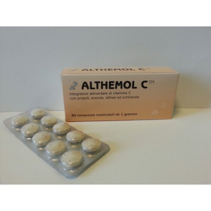 Siar Pharma Althemol C Food Supplement 30 Chewable Tablets