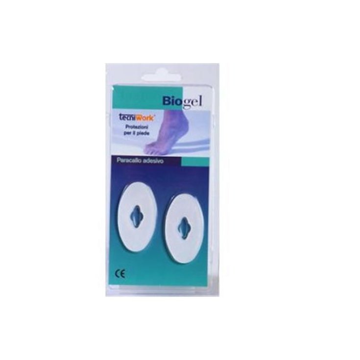 TecniWork BioGel Foot Protector Self-Adhesive Paracallo 2 Pieces
