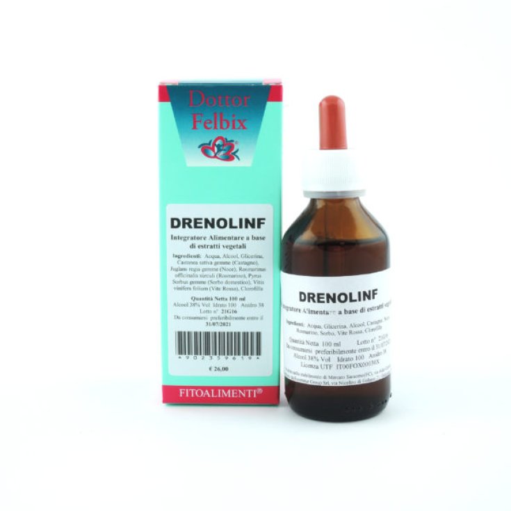 Doctor Felbix Drenolinf Drops Food Supplement 100ml