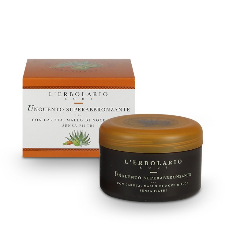 L'Erbolario Super Tanning Ointment With Carrot, Walnut Hull & Aloe Without Filters 200ml